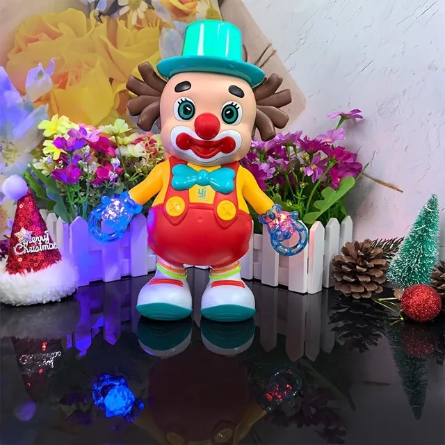 Toy: dancing clown car with light and sound