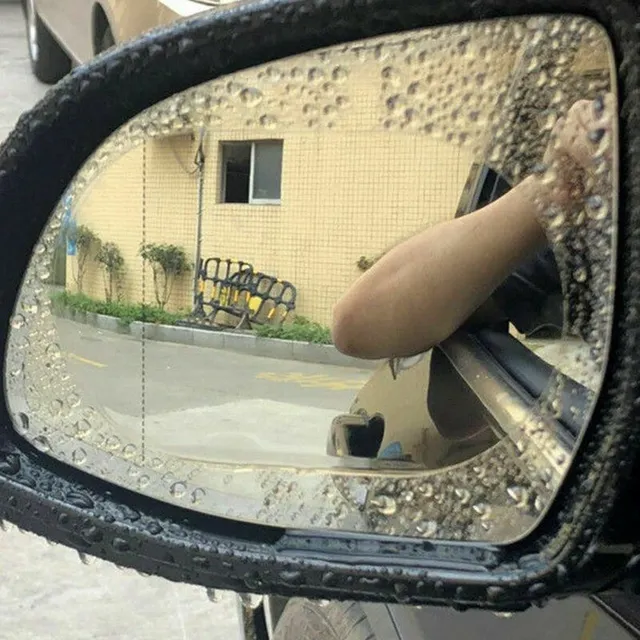 Priehľadné fólie do auta na spätné zrkadlo