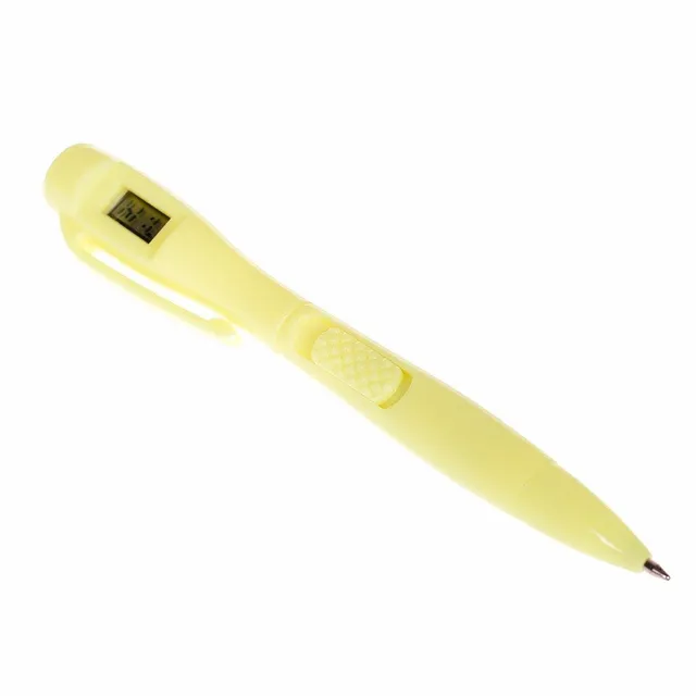 Ballpoint pen with digital clock - different colors