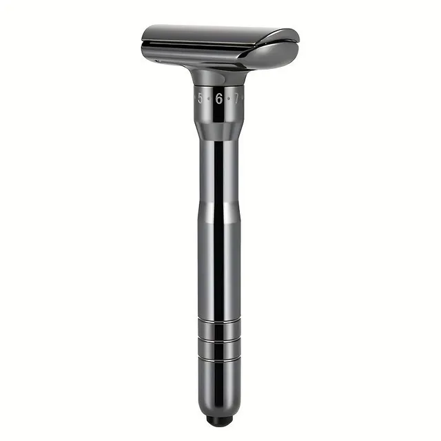 Hand shaver, Safety razor with double edge, 8 adjustable stages