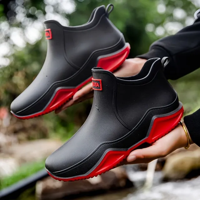 Unisex waterproof and durable slip-on rubber boots