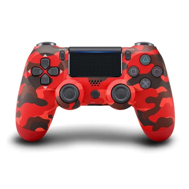 Dizajnový ovládač pre systém PS4 red-camouflage