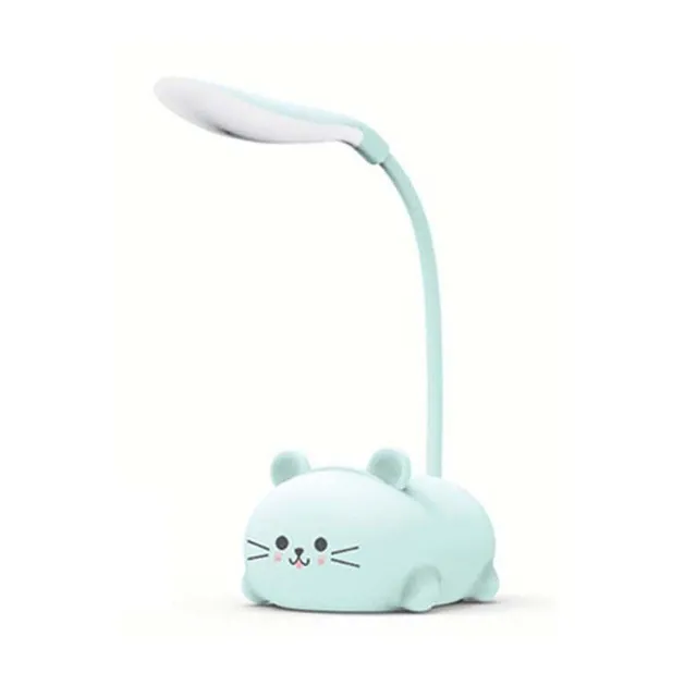 Urocza lampa stołowa dla dzieci w kształcie kota Kawaii