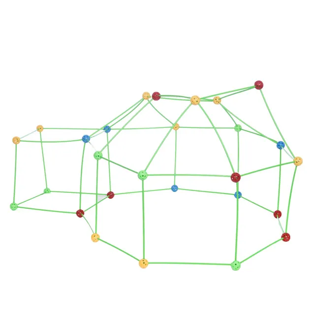 Structure avec toile pour cabane d'enfants