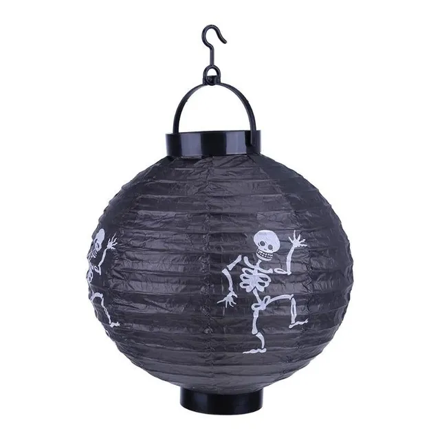 Halloweenský lampion s LED světlem - 4 varianty