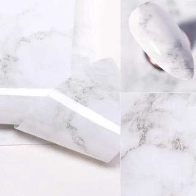 Sticker for nails in marble decor