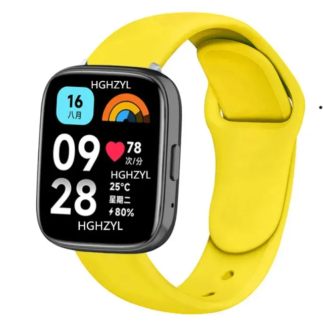 Silikonowa taśma do Xiaomi Redmi Watch 3 Active i 3 Lite -