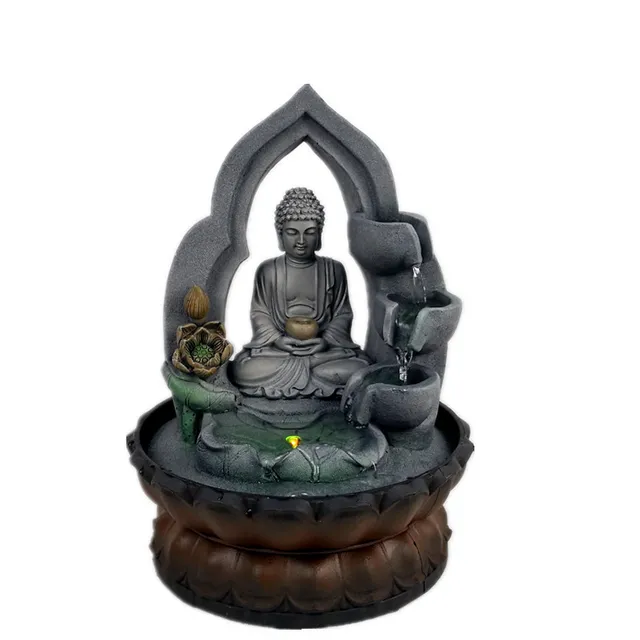 Fântână decorativă cu Buddha pentru grădină