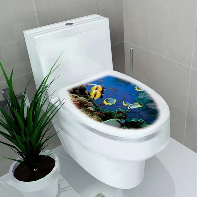 3D Sticker for toilet