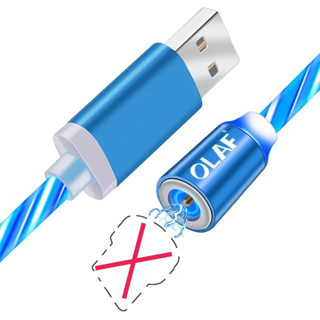 SPEDU Mágneses USB C kábel iPhone-Androidhoz