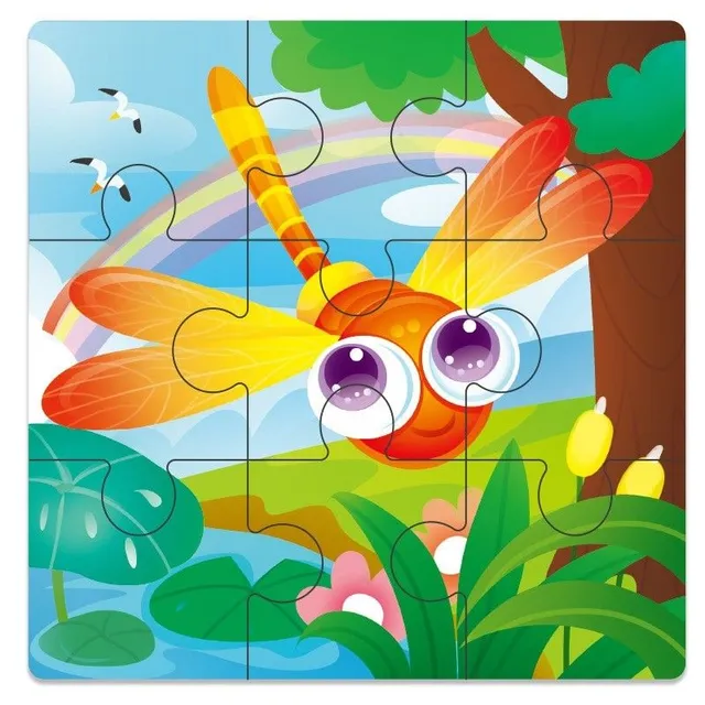 Wooden puzzle pieces Tomi 1