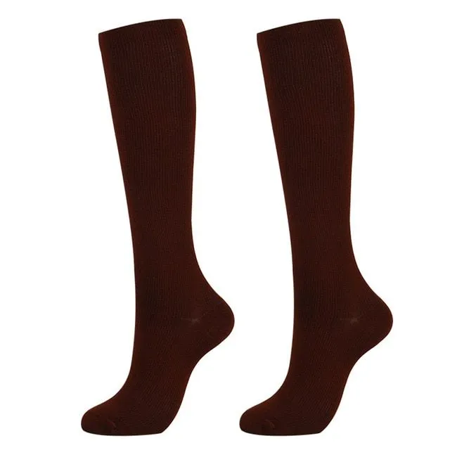 Unisex fashion compression socks for sport