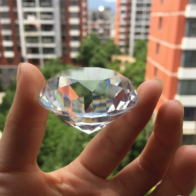 Decorative glass diamond C478