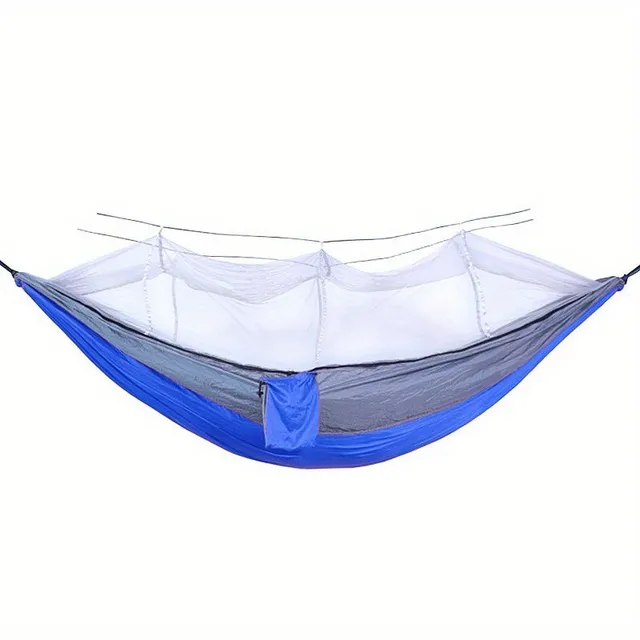 Anti-cottage double hammock with mosquito net for outdoor camping and home use