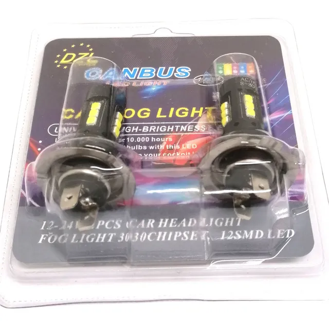 Lurecom Set 2 LED car lights H7, AUTO HD, power 12V, luminous flux, 800L LED H7 DOUBLE PACK