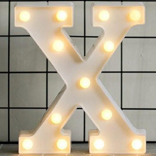 Decorative illuminating letters