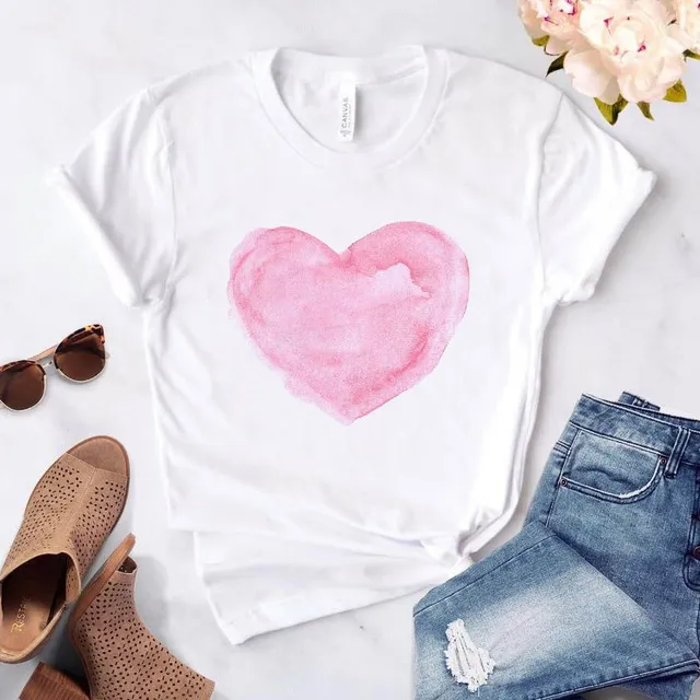 Women's summer t-shirt Heart