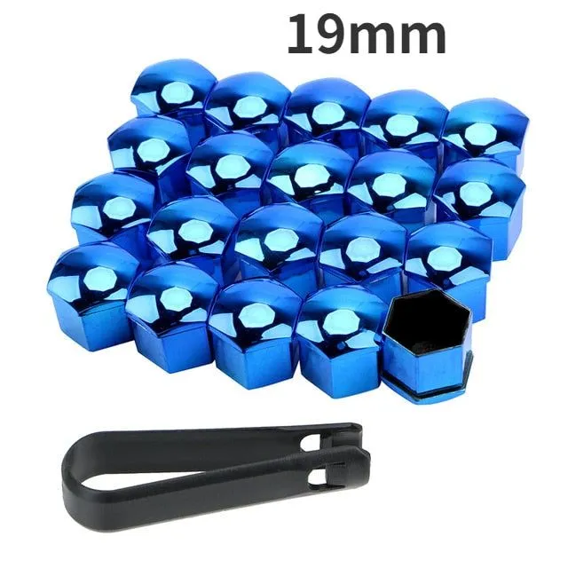 Love615---19/17mm 20pcs/car wheel nut cover set