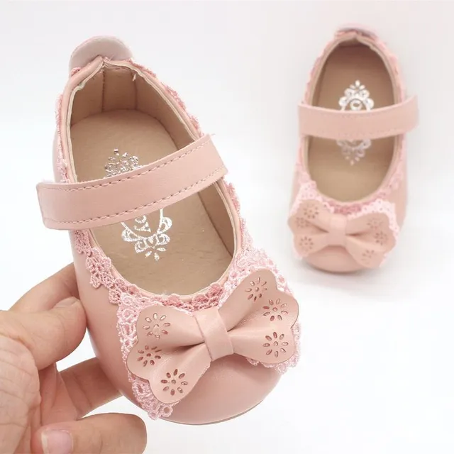 Children's summer sandals for dry zipper with bow