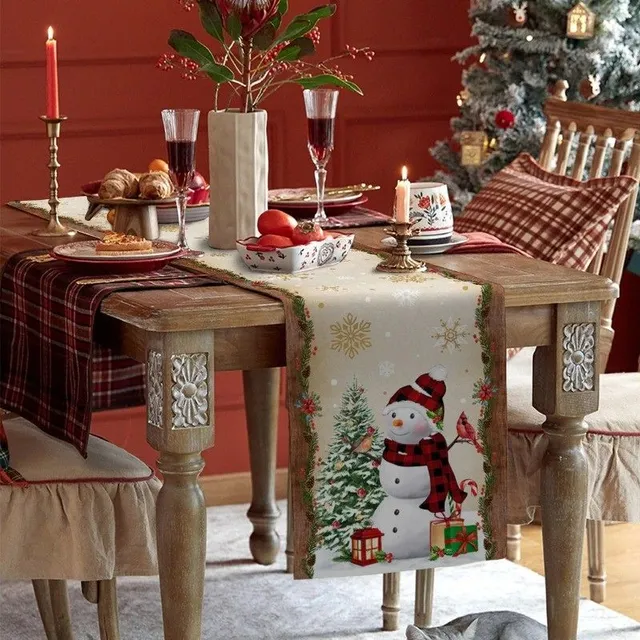 Christmas tablecloth tread 180 x 33 cm