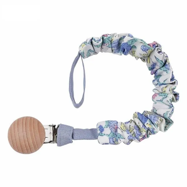 Stylish cloth pacifier clip