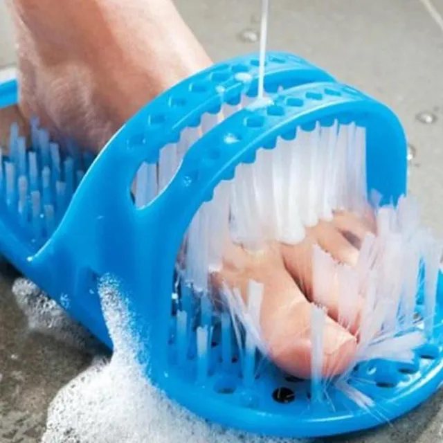 Massage brush for shower feet