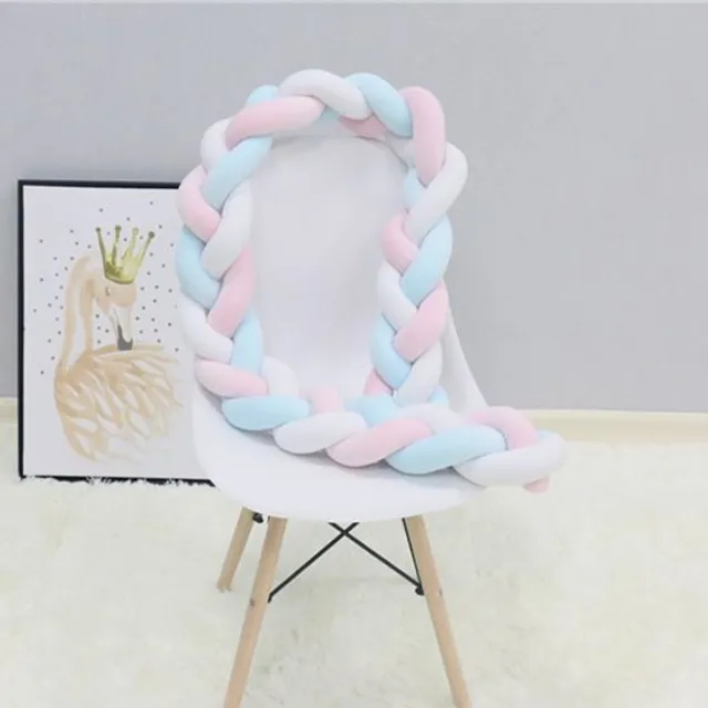 Baby knitted crib mattress cover