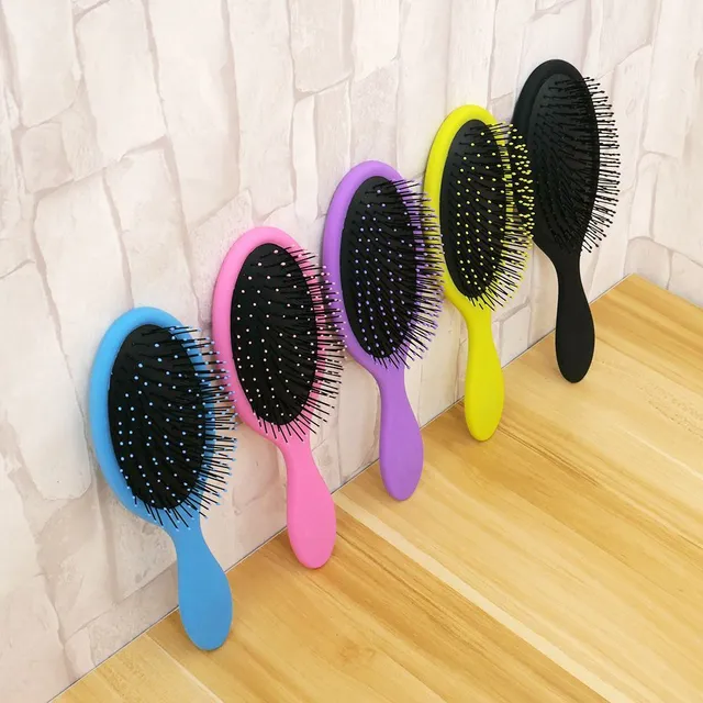 Colored hairbrush