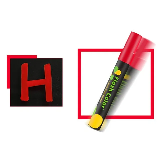 Fluoreszkáló színű highlighter - 8 színben