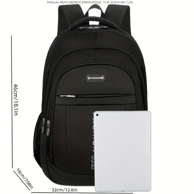 Waterproof backpack with large capacity - suitable for students, leisure and travel