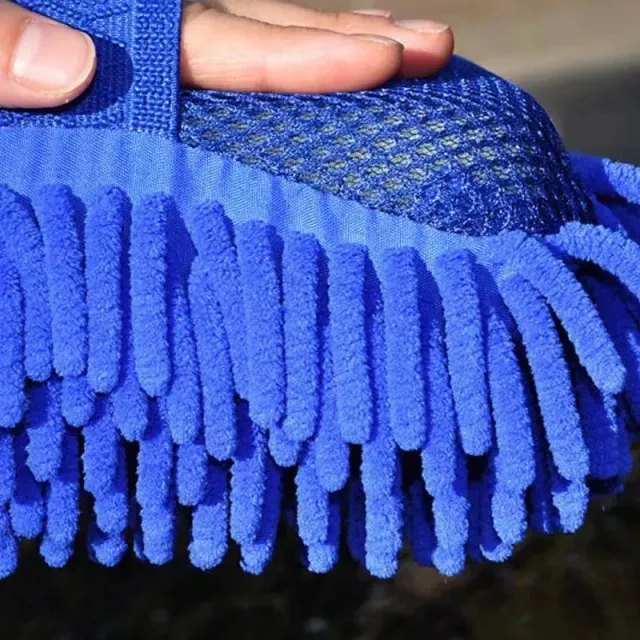 Éponge de lavage en microfibre pour voiture avec gants de nettoyage pour un entretien détaillé