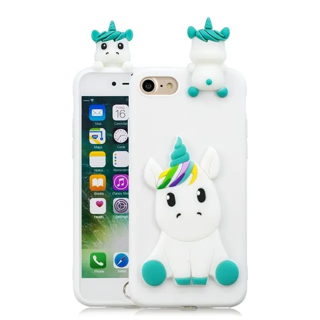 Husă drăguță pentru iPhone Unicorn