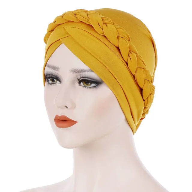Turban pentru femei cu împletitură