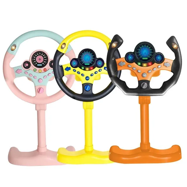 Child simulation steering wheel for car