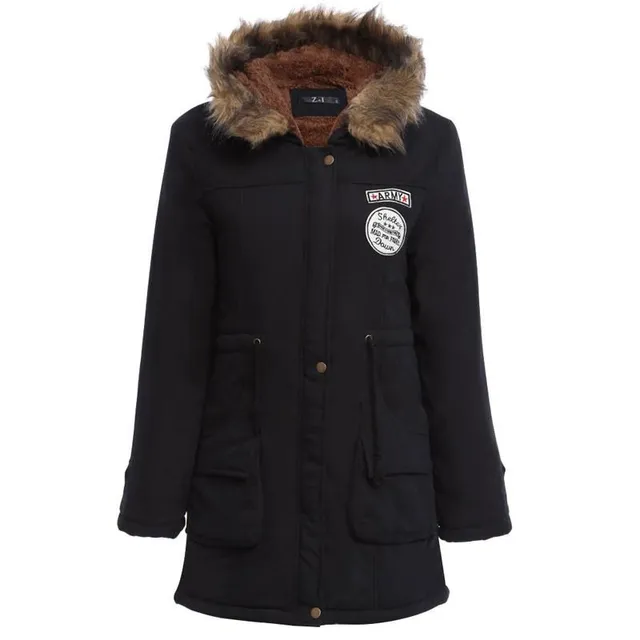 Women's winter jacket with fur SARA