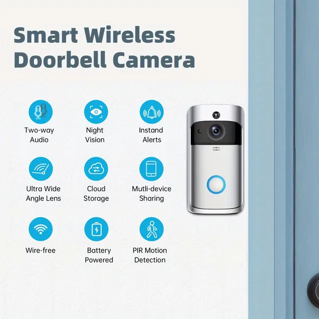 Wireless video-telephone chimes with loudspeaker