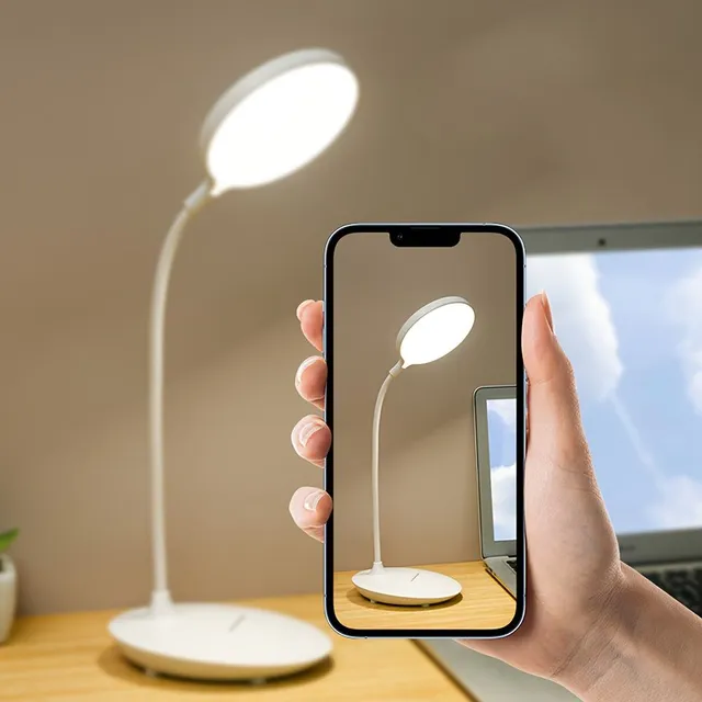 Table lamp with eye protection, 3 color modes, USB charging