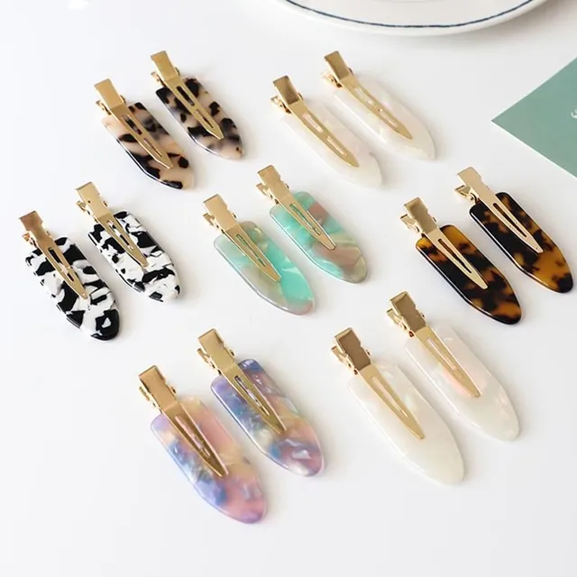 Stylish shiny hair clips - various motifs