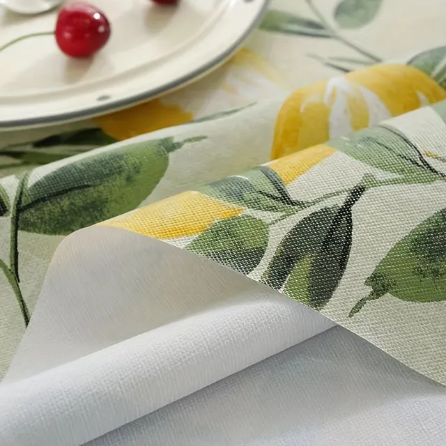 Waterproof and durable PVC tablecloth for dining table, folding table and living room