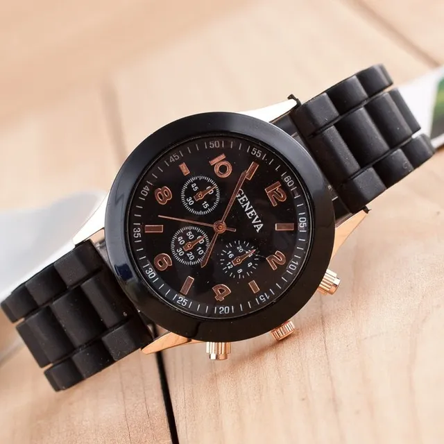 Silicone wristwatch