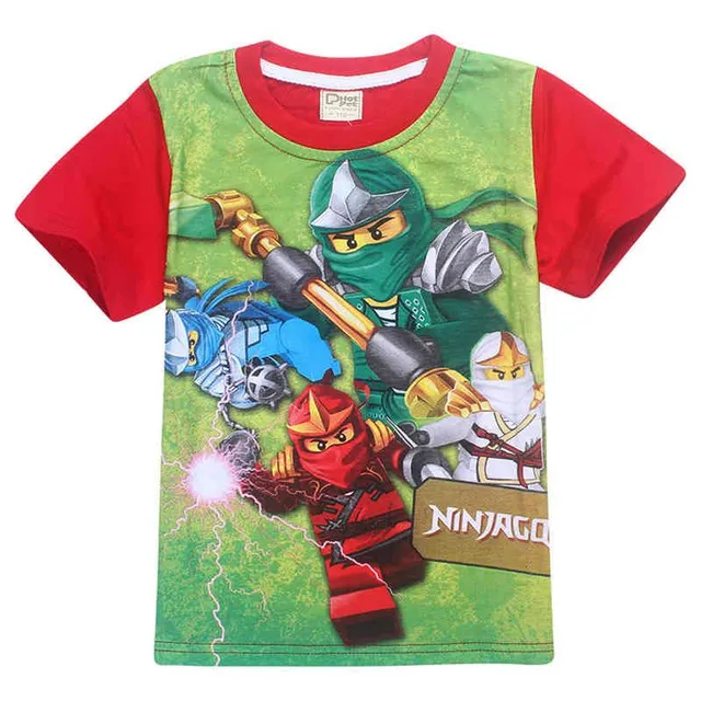 Letné zábavné chlapčenské tričko Ninjago