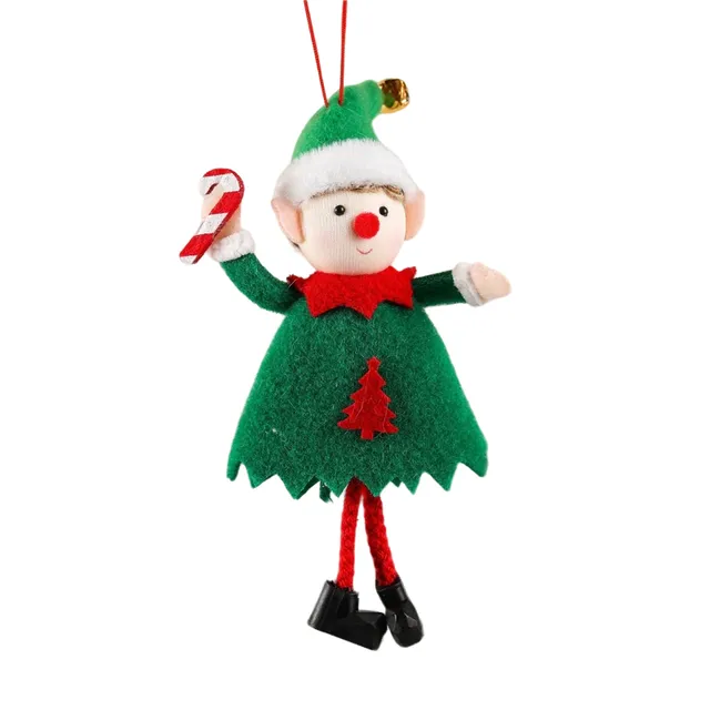 Christmas decoration elf 17 x 10 cm