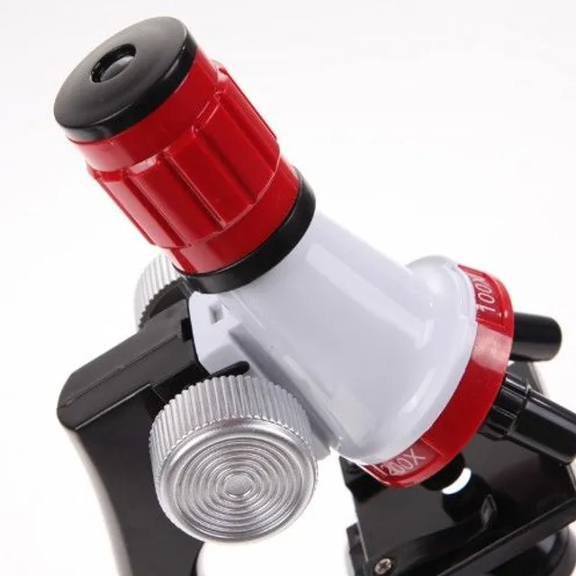 Children's microscope with equipment