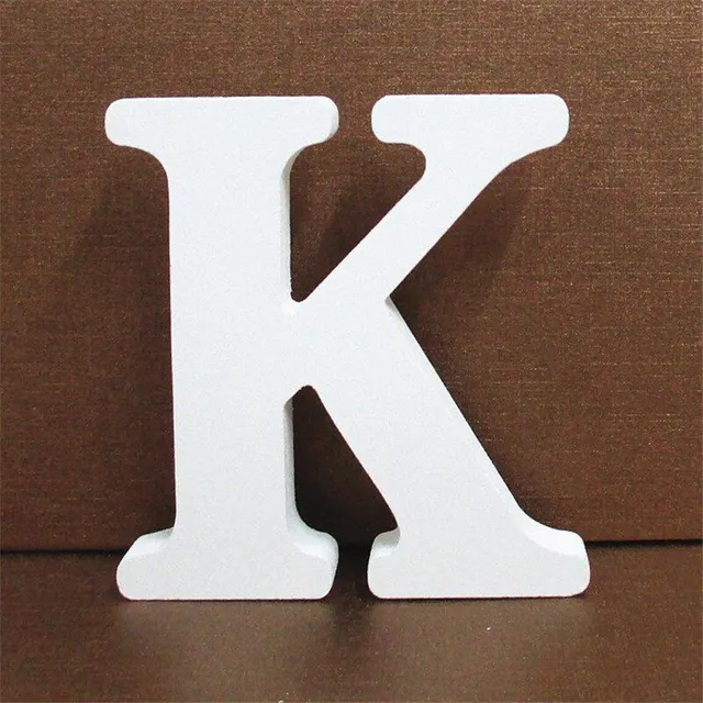 Decorative wooden letter