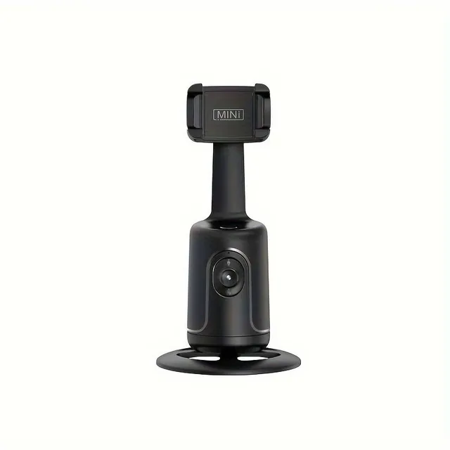 Automatický sledovací telefonní držák, Chytrý selfie stick s kameramanem 360°, Stojánek na obličej a objekt - Vlogovací robot pro živé streamování