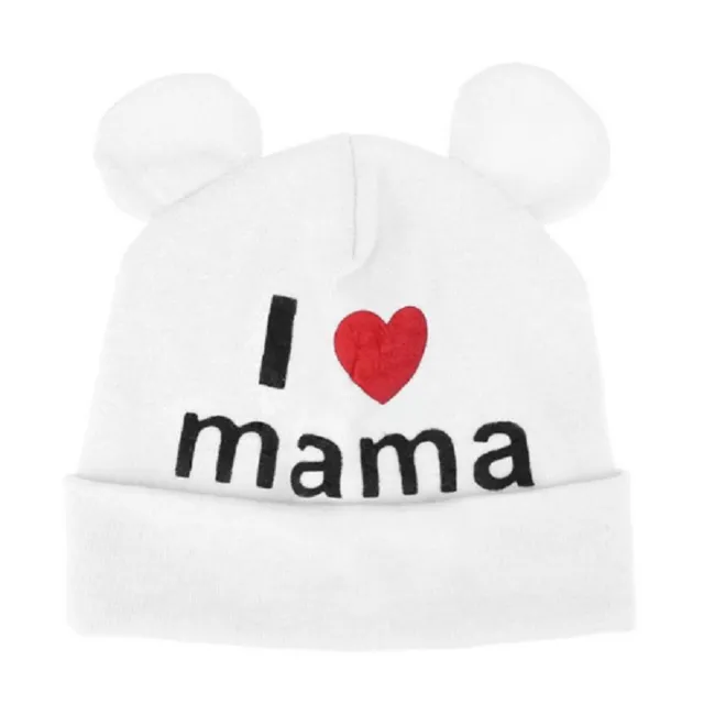 Baby cap with ears I LOVE MAMA