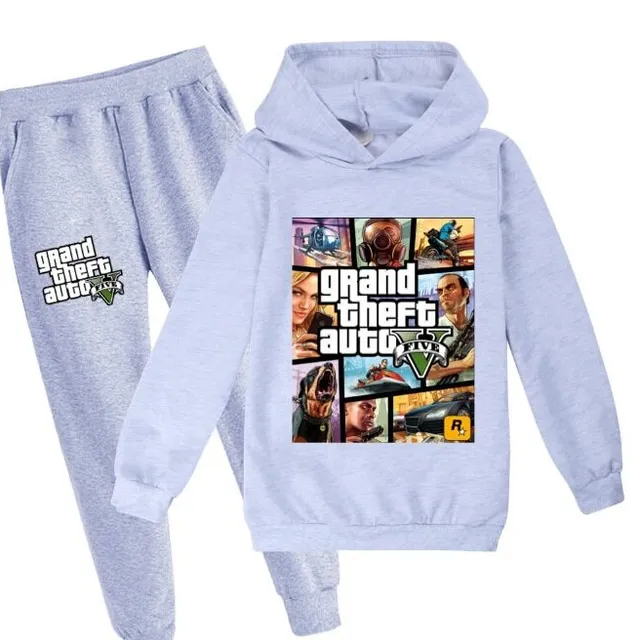 Set trening pentru copii cu design cool GTA 5 color at picture 12 3 - 4 roky