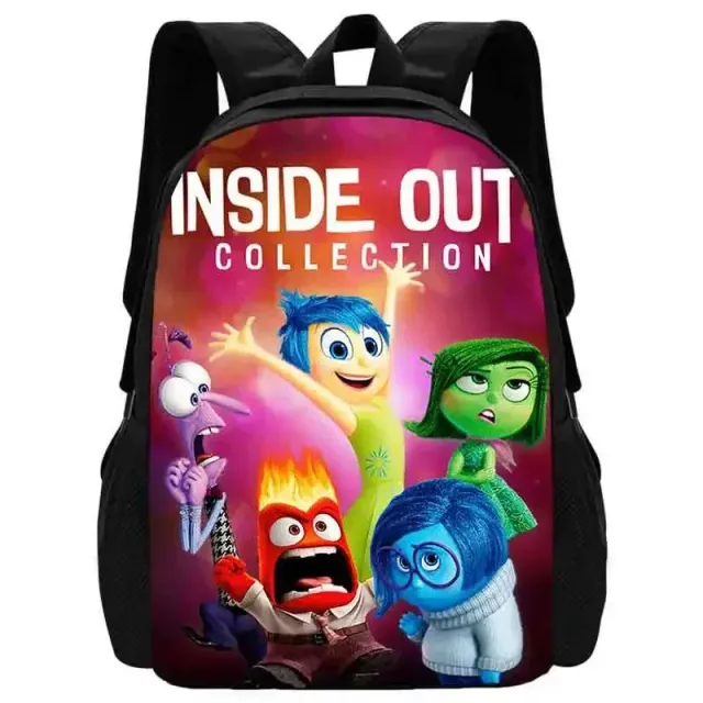 Stylish school backpack with small front pocket in motifs characters from a fairy tale In the head 2 - Inside Out 2