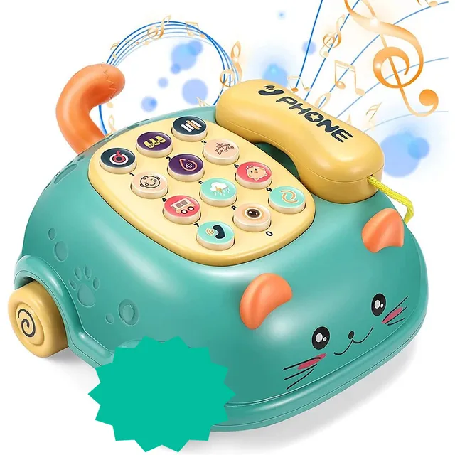 Children's toy Montessori music piano mobile phone for children