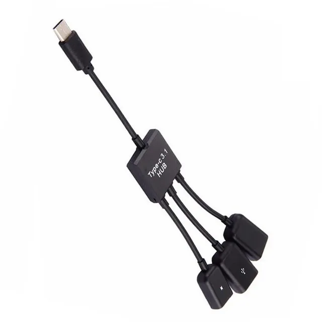 Splitter USB-C cu 3 porturi